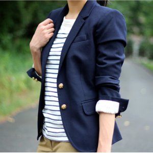 Classic Navy J Crew Blazer